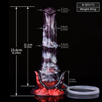 Vicky the Infernal – Huge Squirting Dildo Fantasy Beast