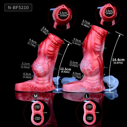 Emberroot - Platinum Squirting Knot Sheath Fantasy Cock Sleeve