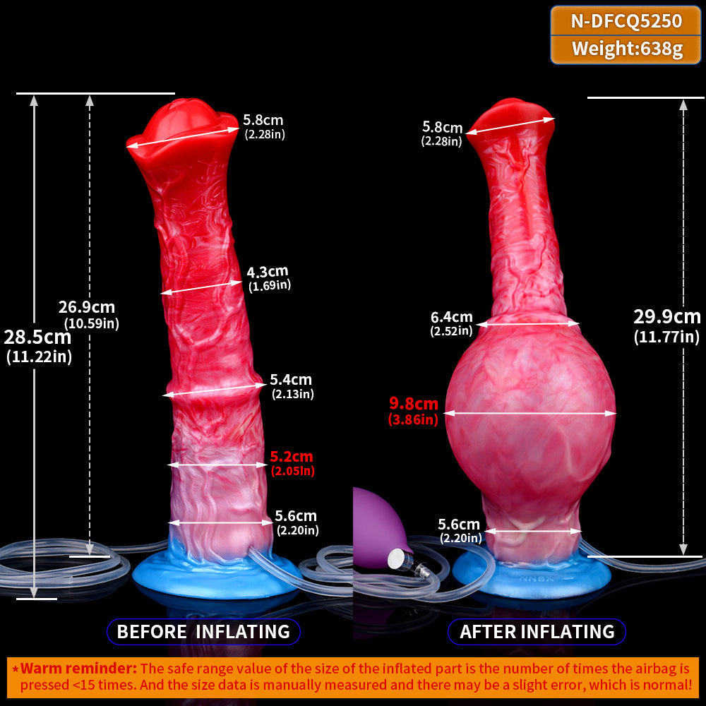 Jean's Equine – Inflatable Pump-Up Horse Dildo