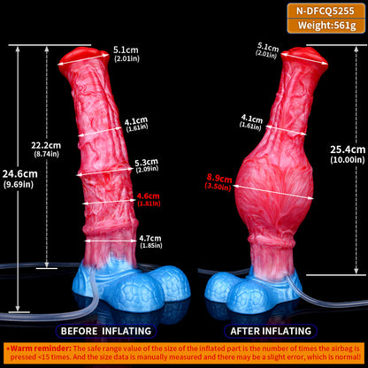 Yolanda’s Huge Equine – Extreme Inflatable Horse Dildo
