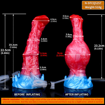 Gabriel’s Huge Equine – Inflating Dildo with Pump
