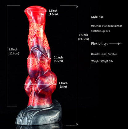 Nick- Muscular Horse Dildo with Huge Knot