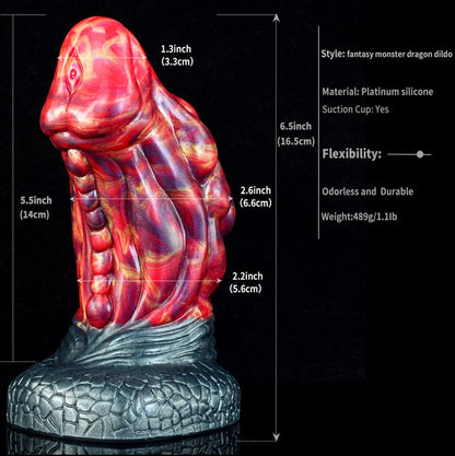 Grond - Thick Dragon Butt Plug, Monster Anal Dildo