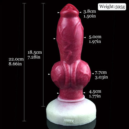 Sifus - Knotted Dog Dildo, Animal Fantasy Dildo for Intense Pleasure