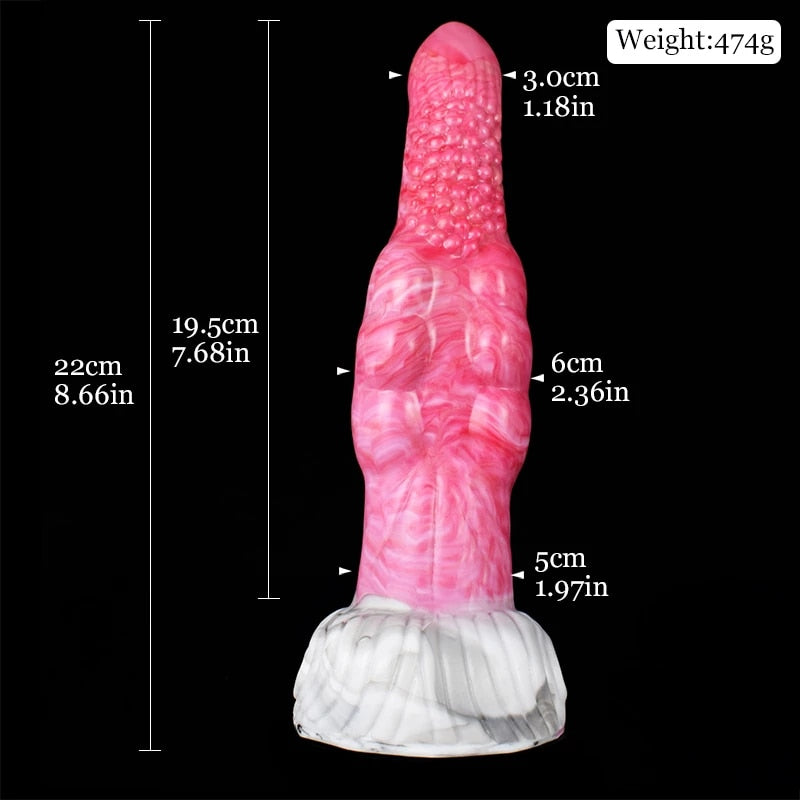 Ulrichus - Huge Knot Vibrator, Fantasy G-spot Butt Plug