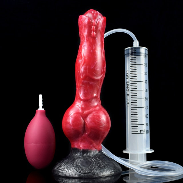 Erebus - Squirting Canine Dildo, Ejaculating Dog Knot