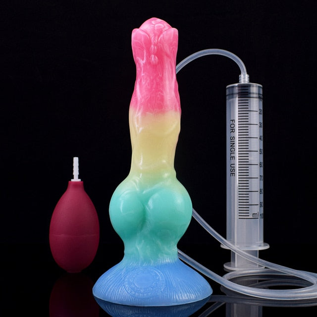 Erebus - Squirting Canine Dildo, Ejaculating Dog Knot