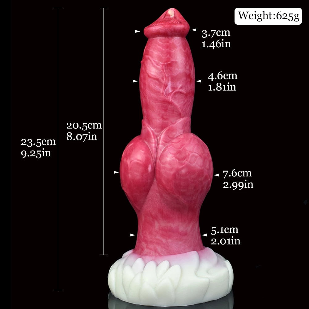 Fenryk - Realistic Canine Dog Dildo with Huge Knot