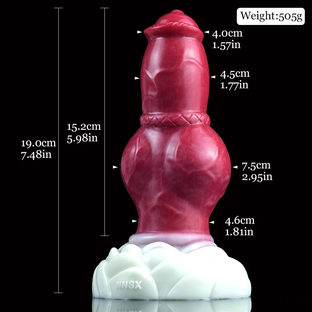 Eskimo - Thick Lifelike Canine Butt Plug with Huge Knot