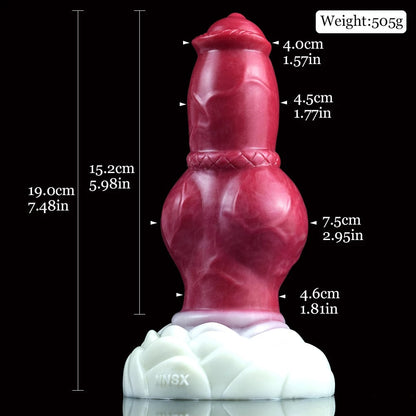 Eskimo - Thick Lifelike Canine Butt Plug with Huge Knot
