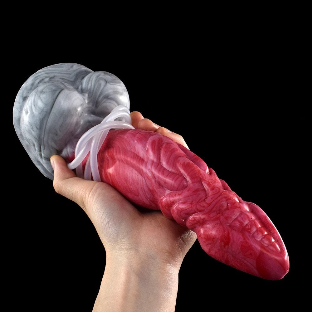Gaius - Ejaculating Dragon Dildo, Curved Alien Sex Toy