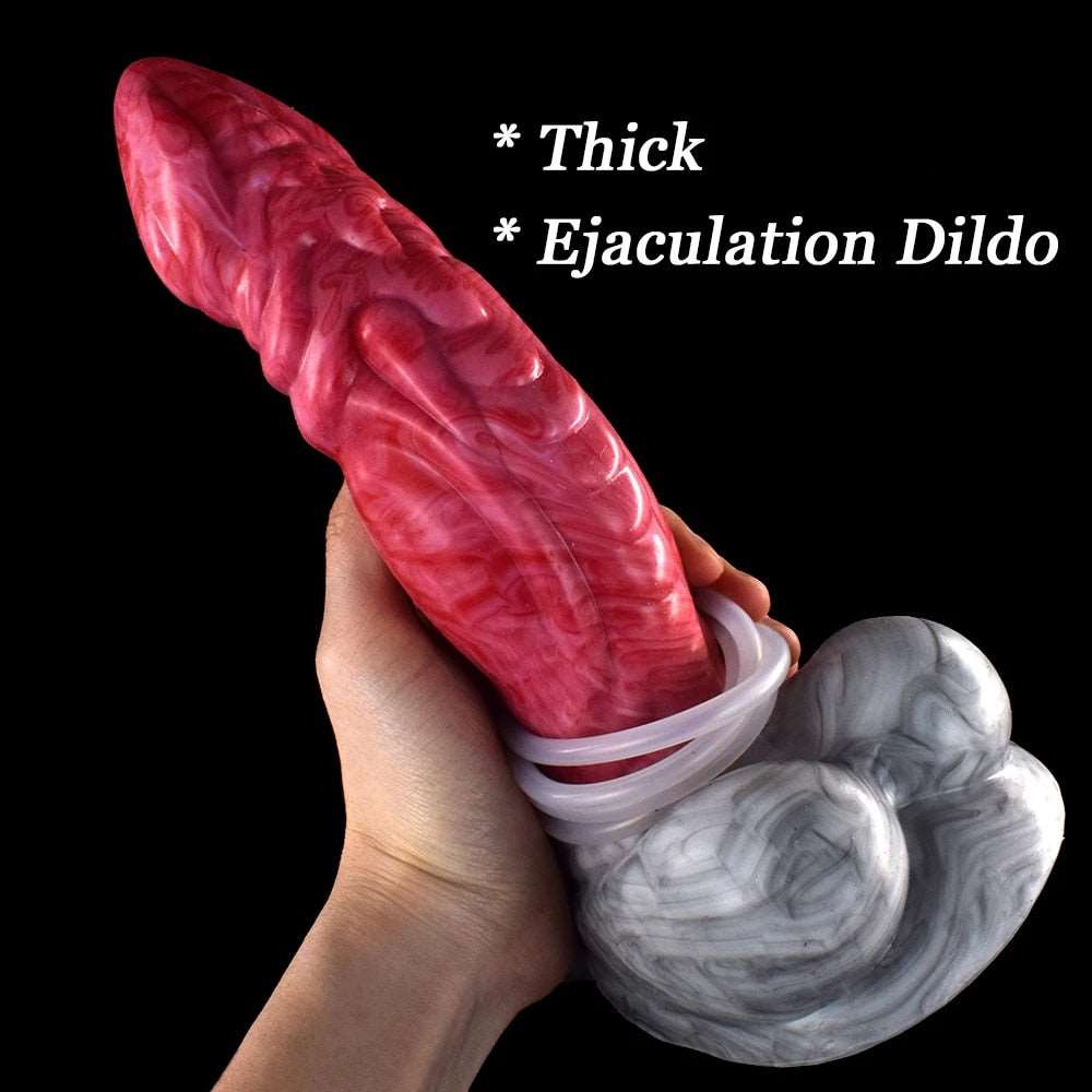 Gaius - Ejaculating Dragon Dildo, Curved Alien Sex Toy