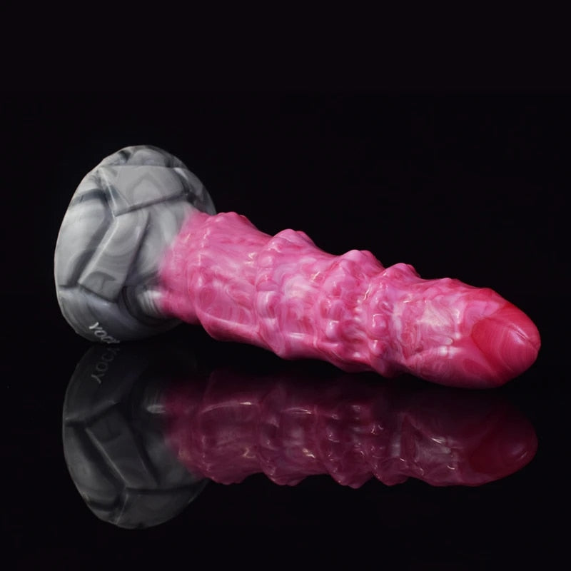 Pythius - Ribbed Octopus Vibrator, Huge Fantasy Butt Plug