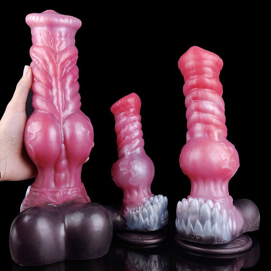 Giant Werewolf Ribbed Dildo - WARG