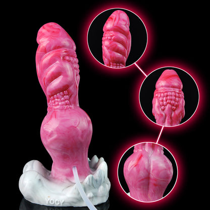 Knotted Fantasy Squirting Dildo - Ultimate Ejaculating Pleasure