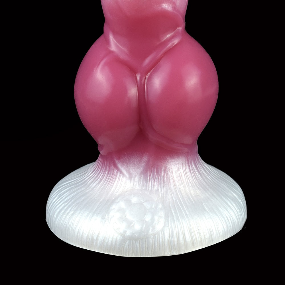 Erebus - Lifelike Canine Dog Dildo with Knot in 3 Sizes, Rosy Color