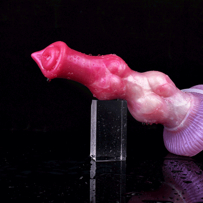 Yaksha - Huge Double Knot Ejaculating Dog Dildo, Realistic Canine