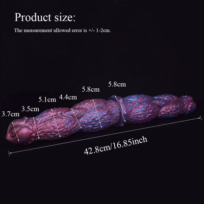 ARCTURUS - Thick Ribbed Horse Double Ended Dildo