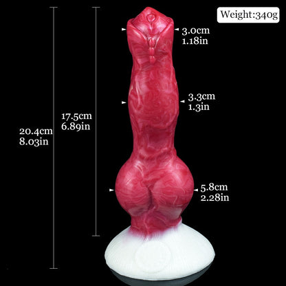 Erebus - Lifelike Canine Dog Dildo with Knot in 3 Sizes