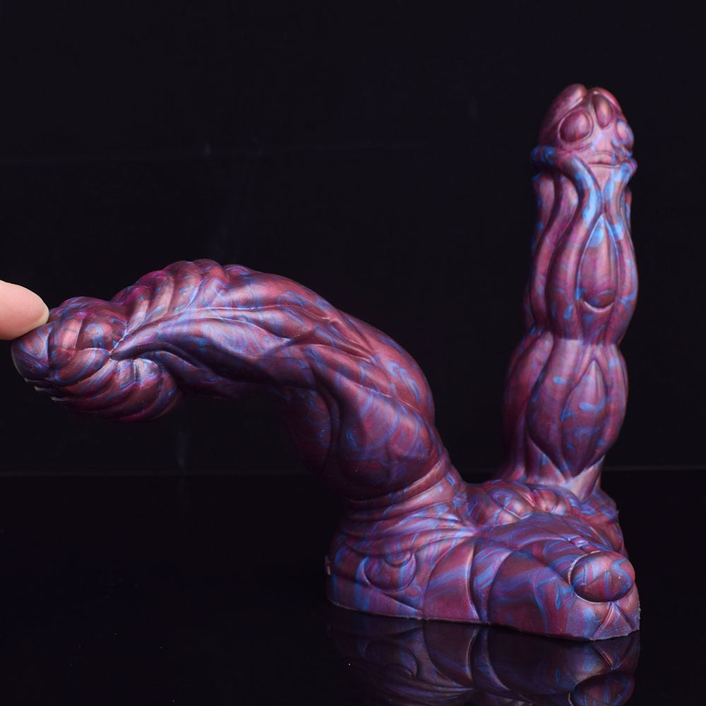 Lydian - Double Penetration Ribbed Alien Butt Plug