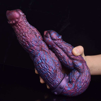 ARCTURUS - Thick Ribbed Horse Double Ended Dildo