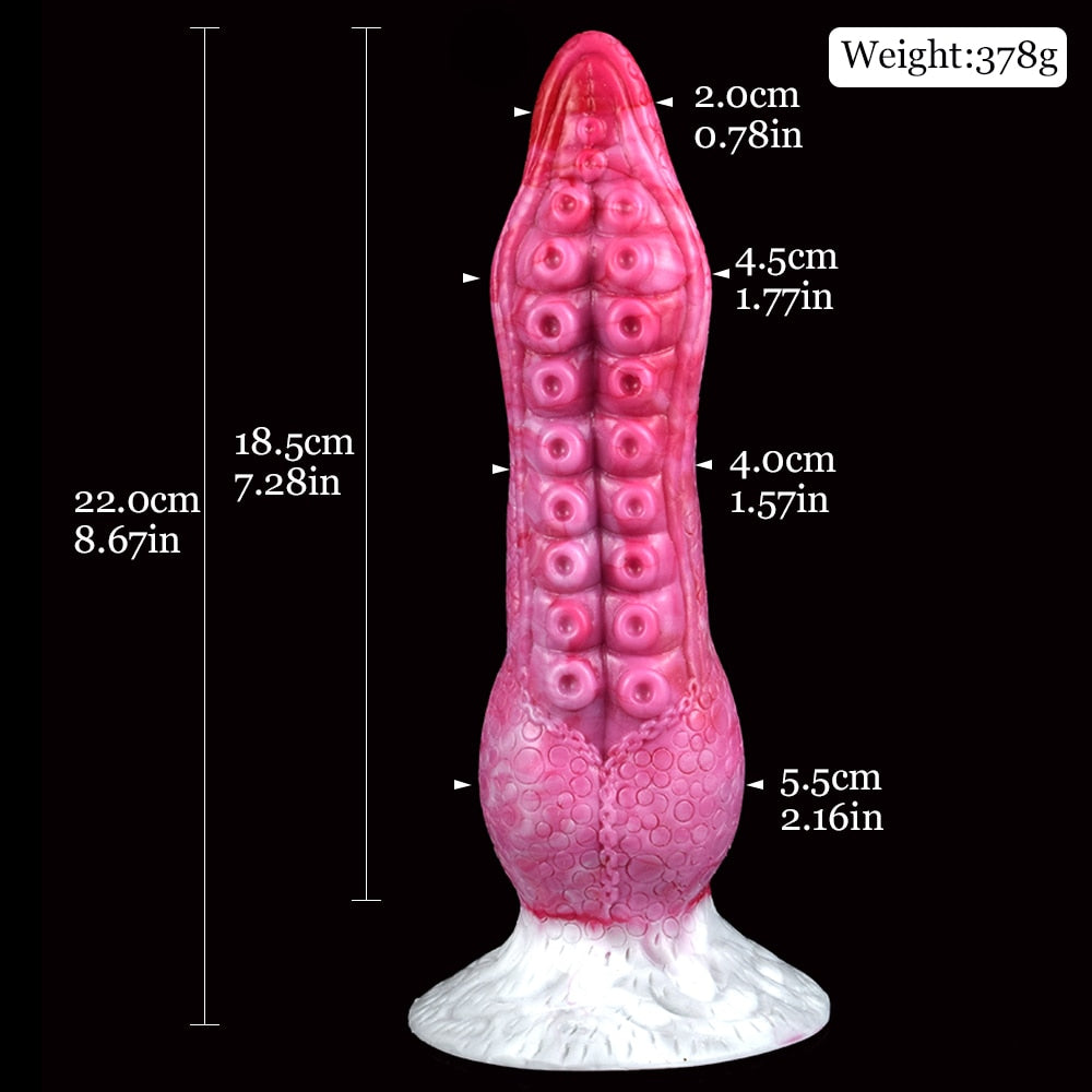 SETEBOS - Fantasy Octopus Tentacle Butt Plug, Realistic Anal Dildo