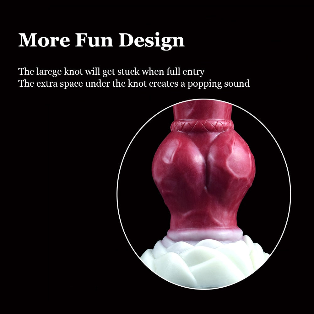 Eskimo - Thick Lifelike Canine Butt Plug with Huge Knot