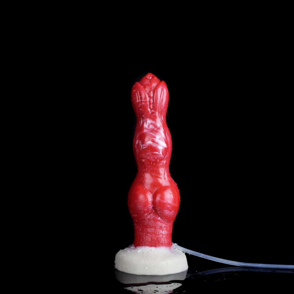 Dani - Squirting Dog Dildo, Thick Knotted Canine