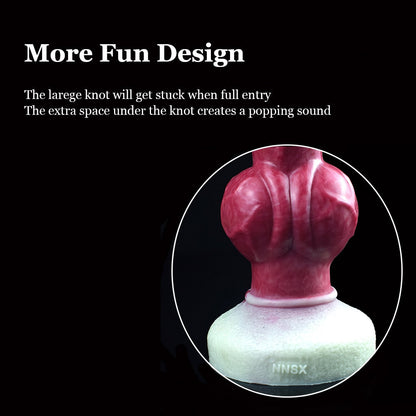 Sifus - Knotted Dog Dildo, Animal Fantasy Dildo for Intense Pleasure