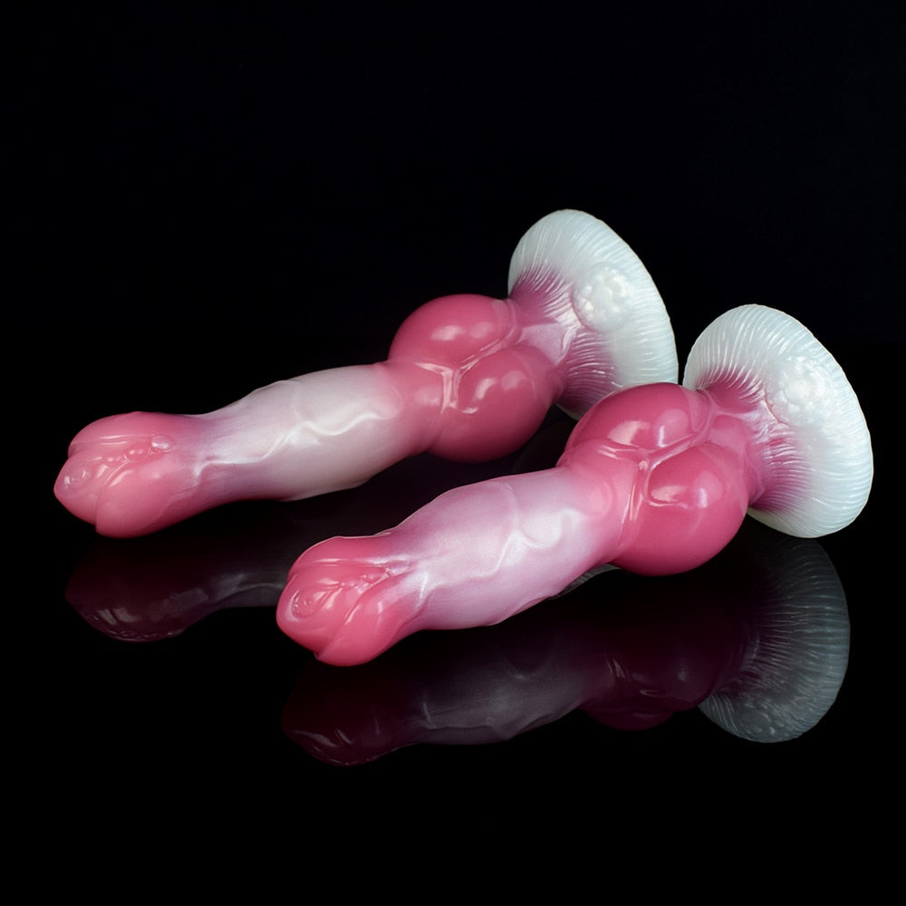 Erebus - Lifelike Canine Dog Dildo with Knot in 3 Sizes, Rosy Color