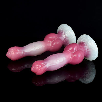 Erebus - Lifelike Canine Dog Dildo with Knot in 3 Sizes, Rosy Color