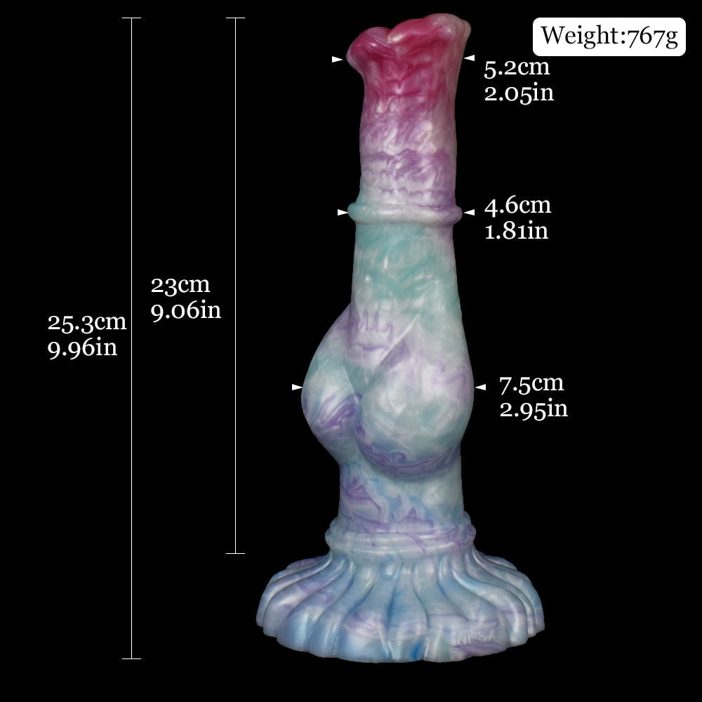 SARIKIZ - Huge Ancient Pegasus Horse Dildo, Fantasy Equine