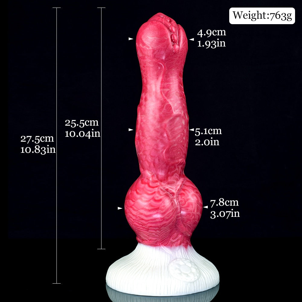 Erebus - Lifelike Canine Dog Dildo with Knot in 3 Sizes