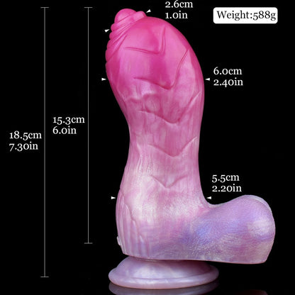 Bella - Fantasy Unicorn Dildo, Curve Butt Plug