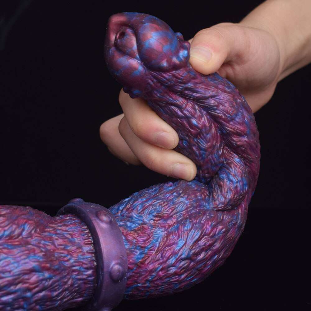 ARCTURUS - Thick Ribbed Horse Double Ended Dildo