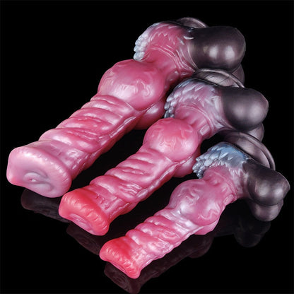 Giant Werewolf Ribbed Dildo - WARG