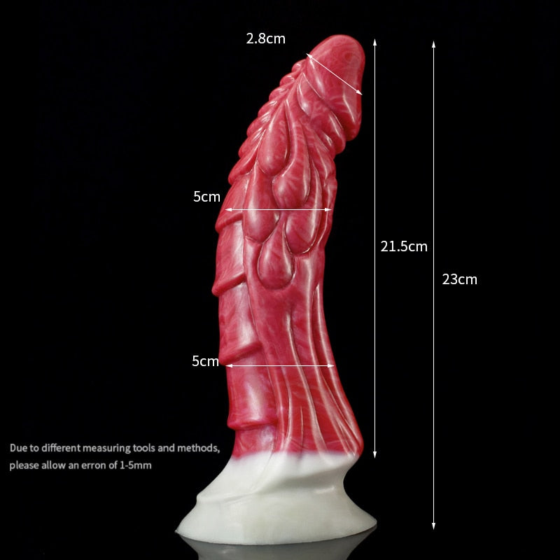 Haku - Curve Vibrating Dragon Dildo, Monster Fantasy G-Spot Vibrator