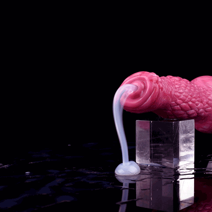 Knotted Ejaculating Dog Dildo 8.6-Inch Kaal