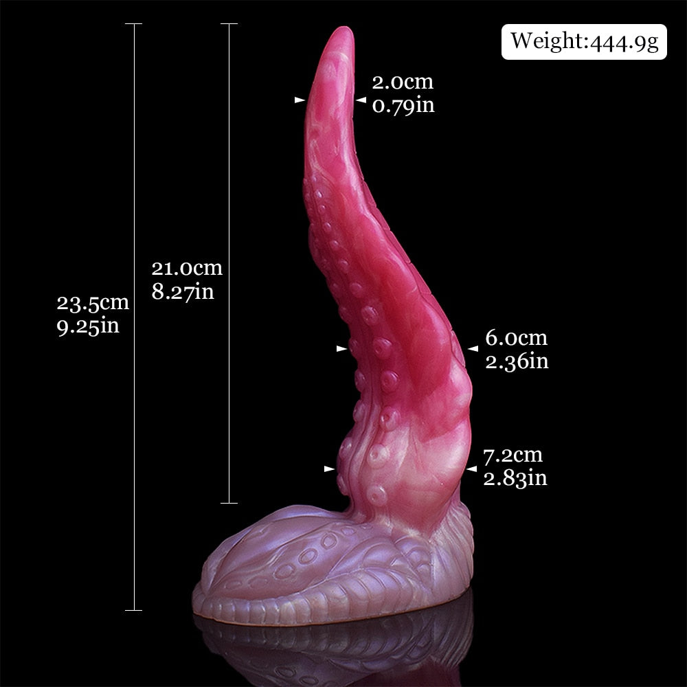 Aerin - Curved Octopus Dildo, Tentacle Butt Plug