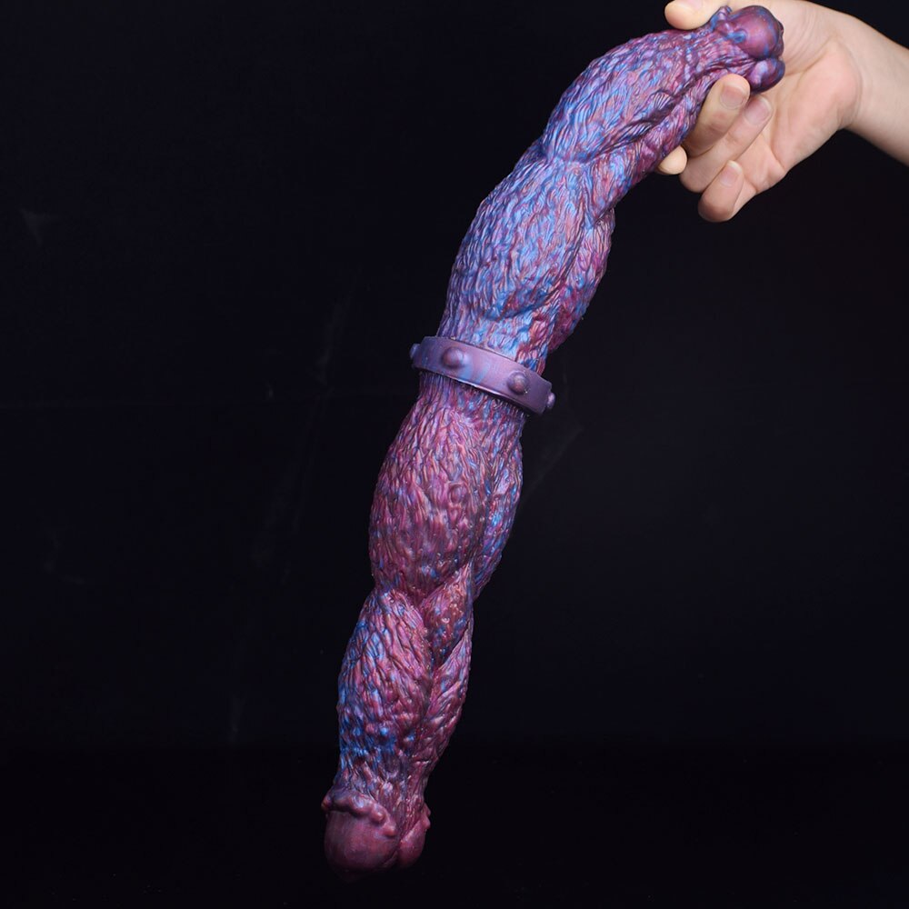 ARCTURUS - Thick Ribbed Horse Double Ended Dildo