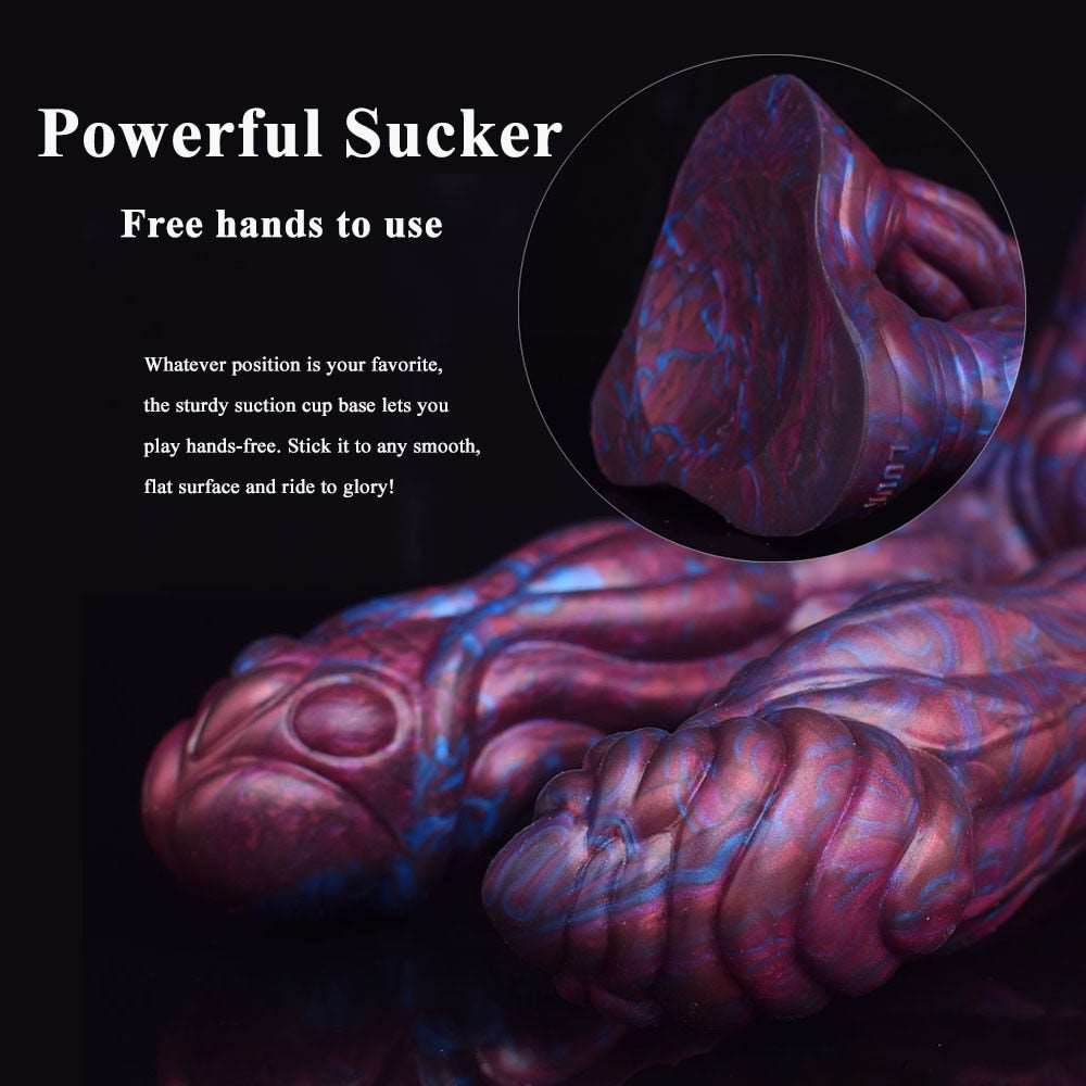 Lydian - Double Penetration Ribbed Alien Butt Plug