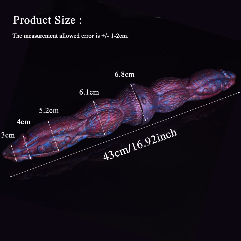 EUDORA - Huge Monster Double Ended Alien Dildo