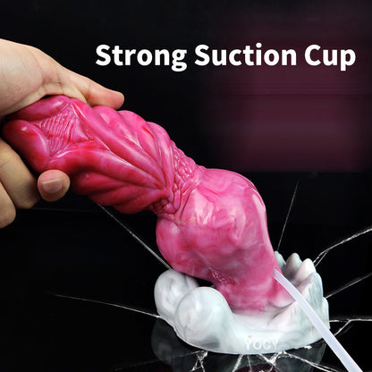 Knotted Fantasy Squirting Dildo - Ultimate Ejaculating Pleasure