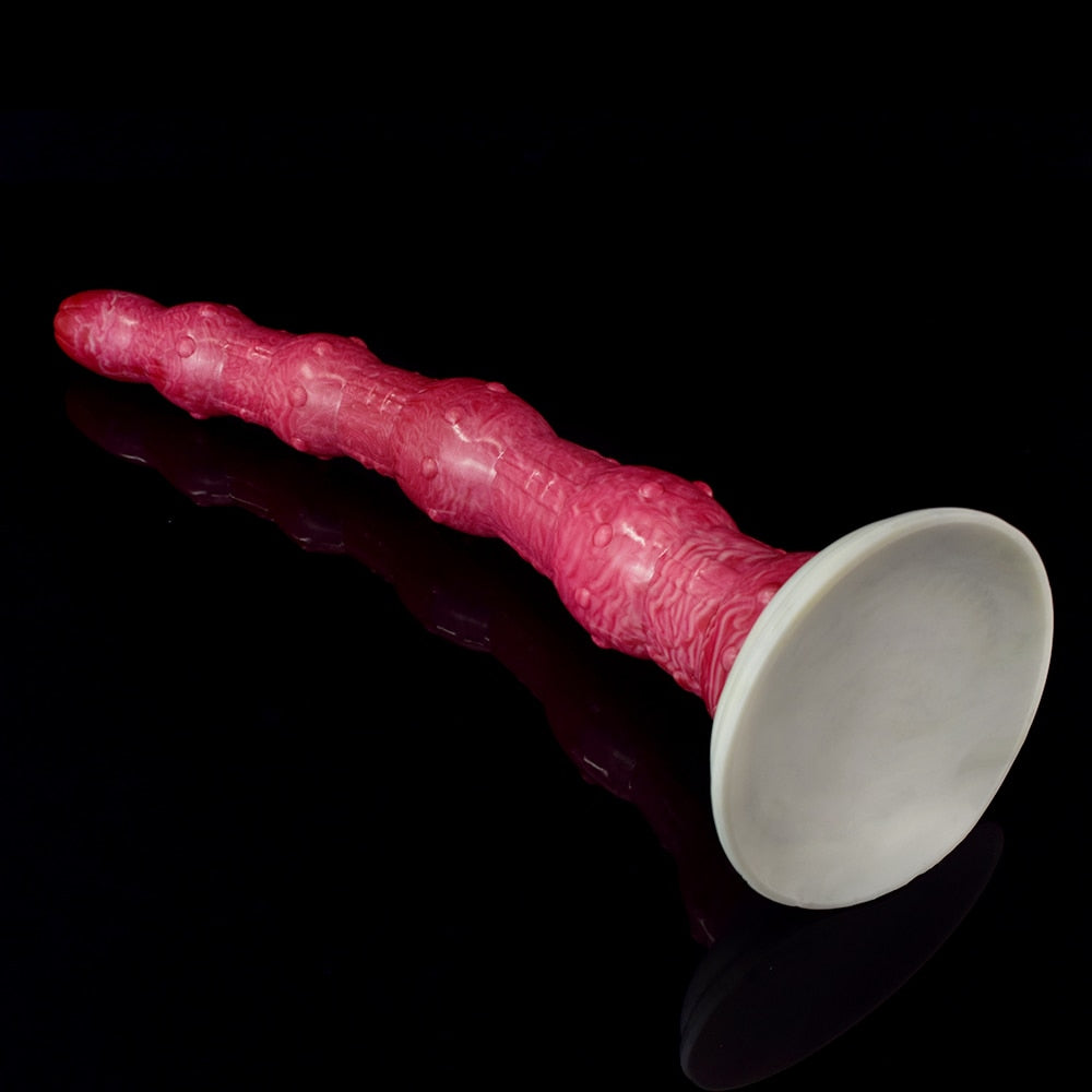 14.5-Inch Icaron - Huge Octopus Tentacle Butt Plug with Anal Beads