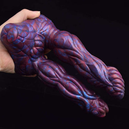 Lydian - Double Penetration Ribbed Alien Butt Plug