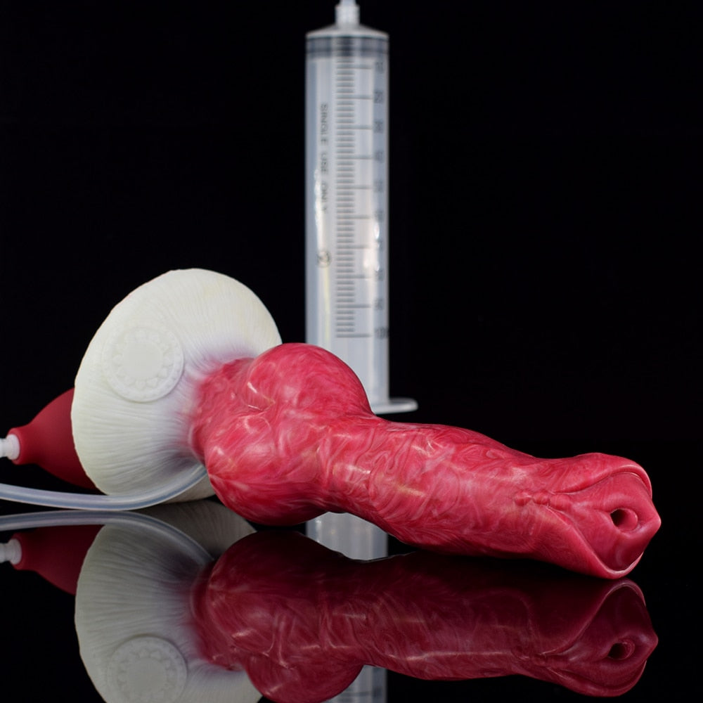 Erebus - Squirting Canine Dildo, Ejaculating Dog Knot