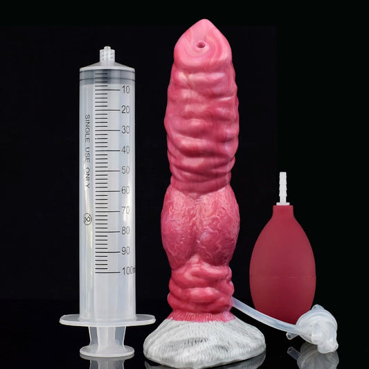 Garmr - Ejaculating Canine Dildo, Realistic Dog Knot