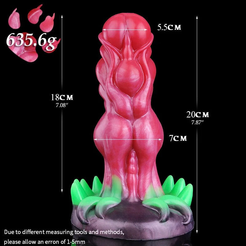 Alien Monster Dildo with Luminous Demon Claws