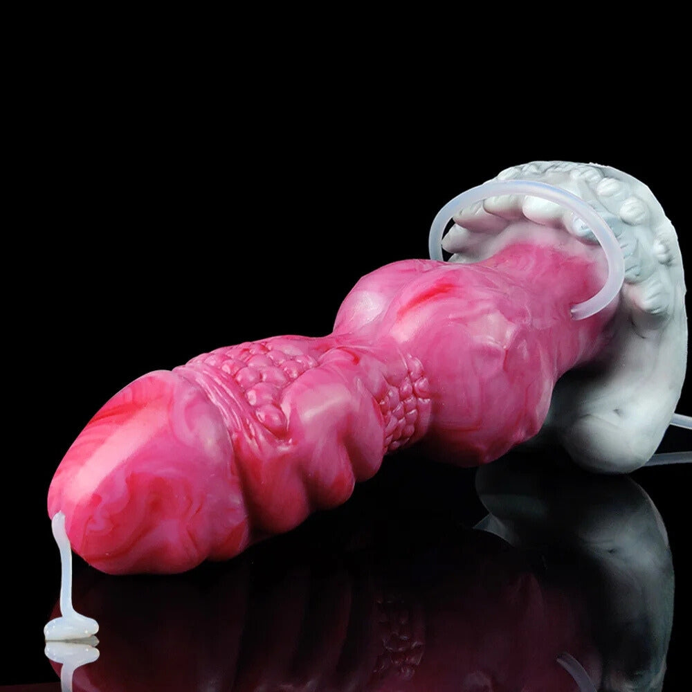 Knotted Fantasy Squirting Dildo - Ultimate Ejaculating Pleasure