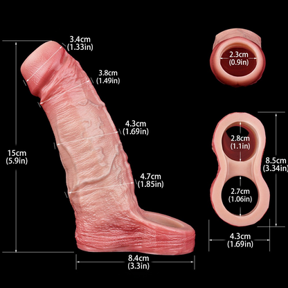 Constantine Sleeve – Realistic Penis Extender w/ Ring